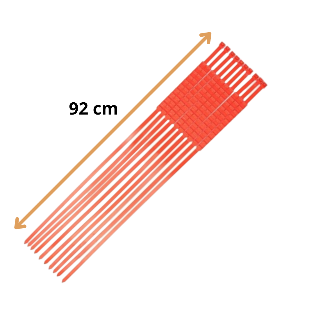 Lot de 10 Chaînes de Neige pour Voiture