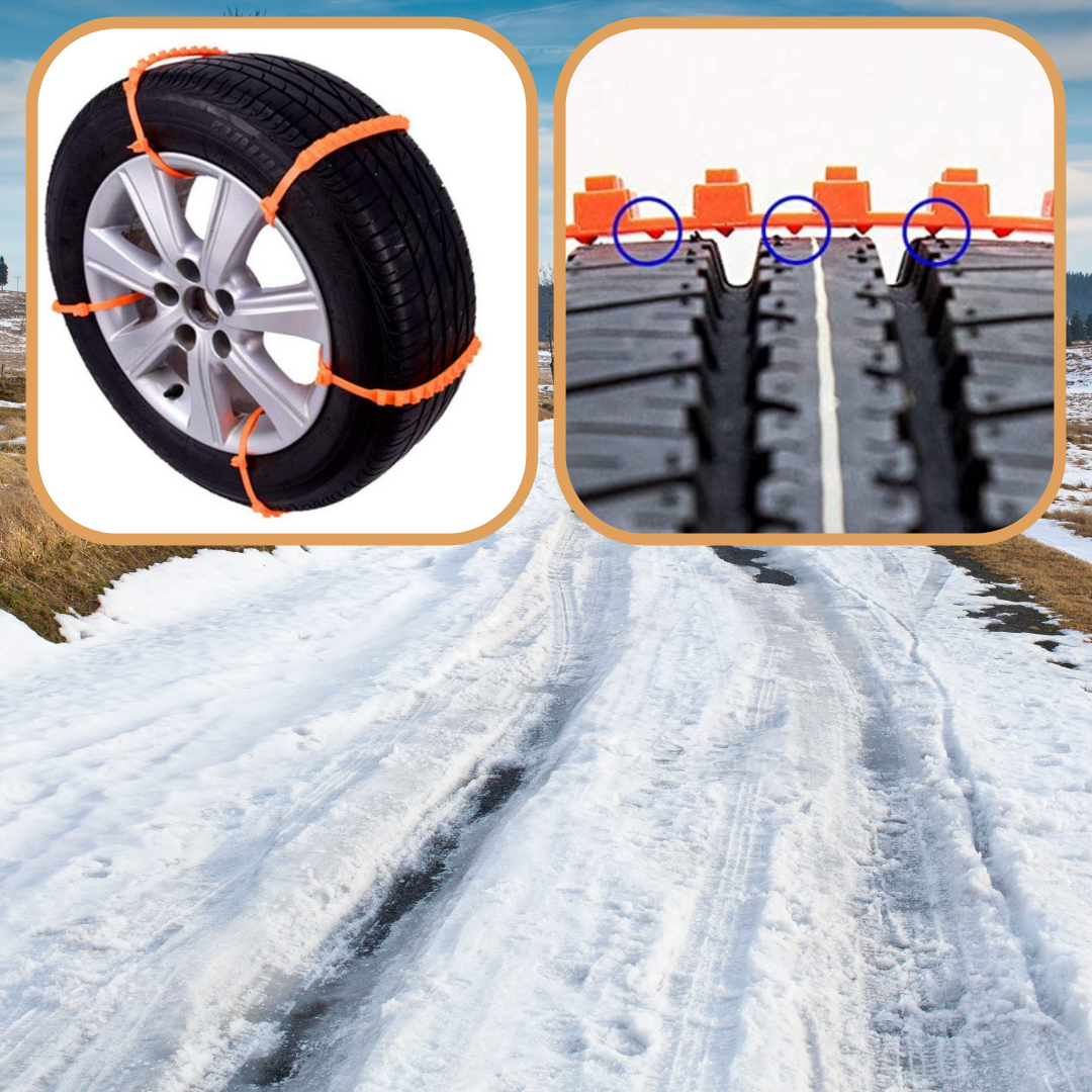 Lot de 10 Chaînes de Neige pour Voiture
