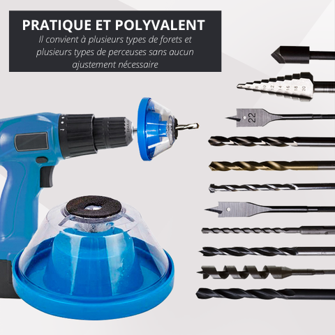 Collecteur de poussière pour perceuse