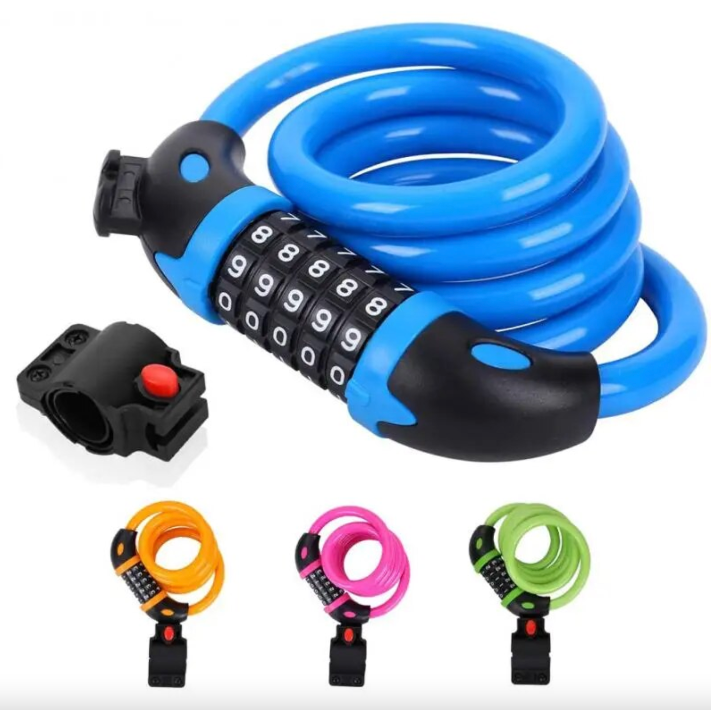 Antivol extensible à 5 chiffres pour vélo