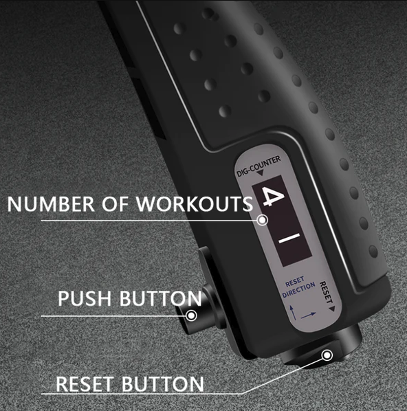 HAND GRIP - Pince de musculation 5 à 60 KG avec compteur - Set 6PCS