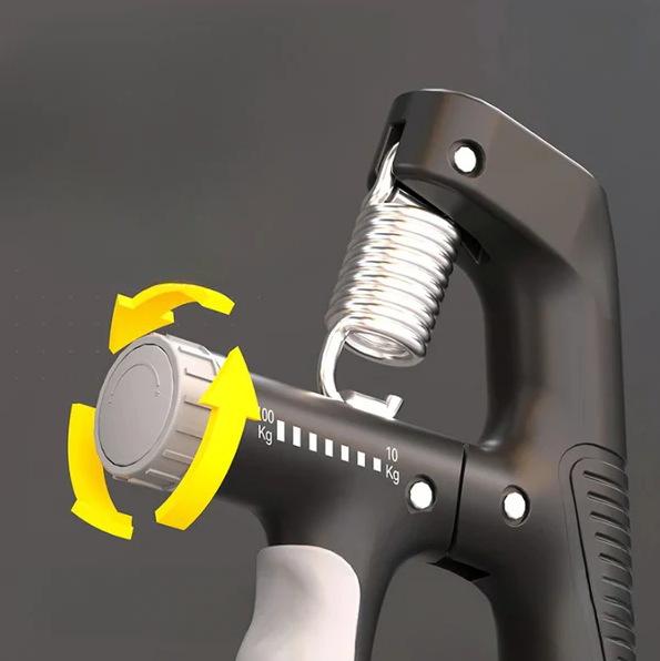 HAND GRIP - Pince de musculation 5 à 60 KG avec compteur - Set 6PCS
