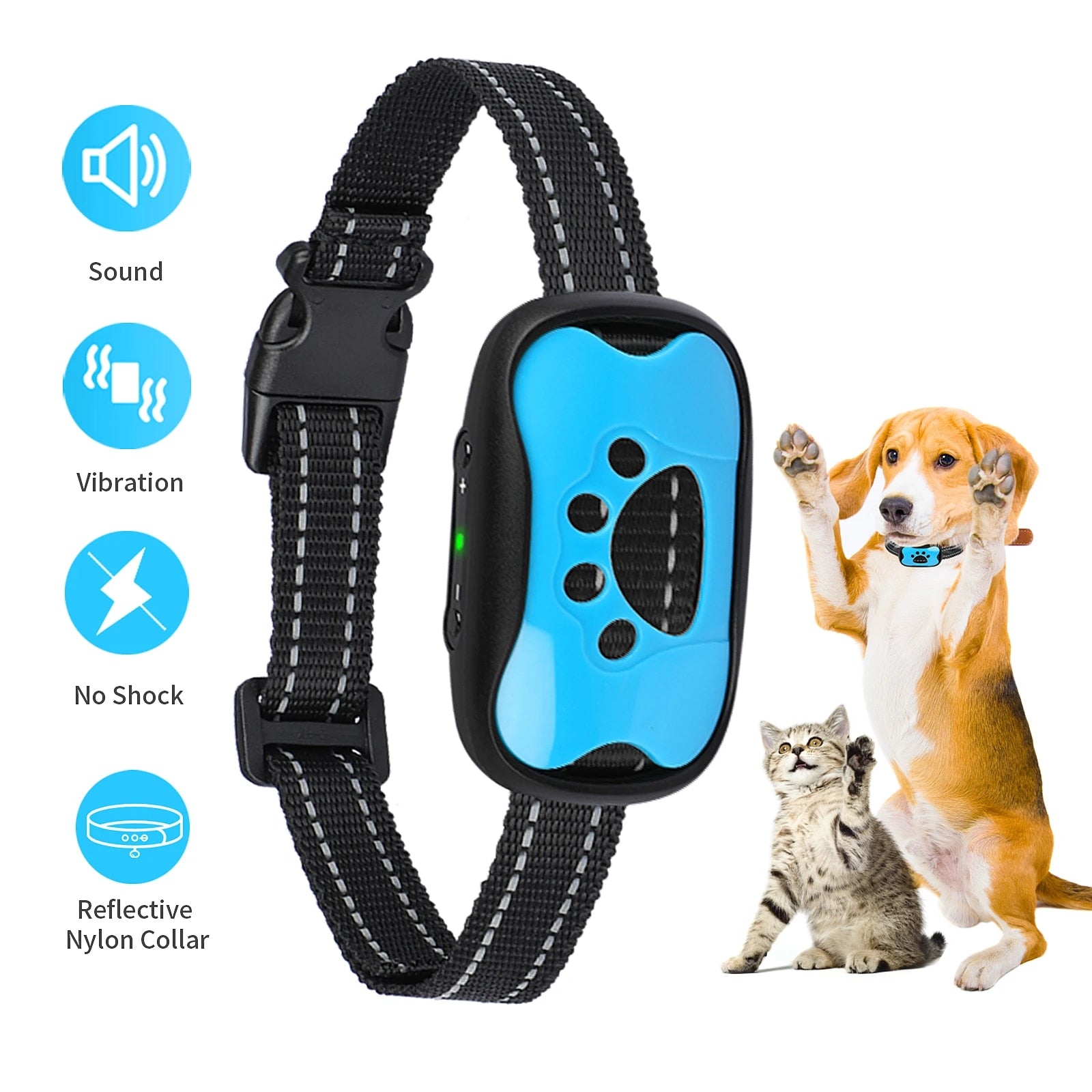 Collier anti-aboiement pour chiens - Non Nocif