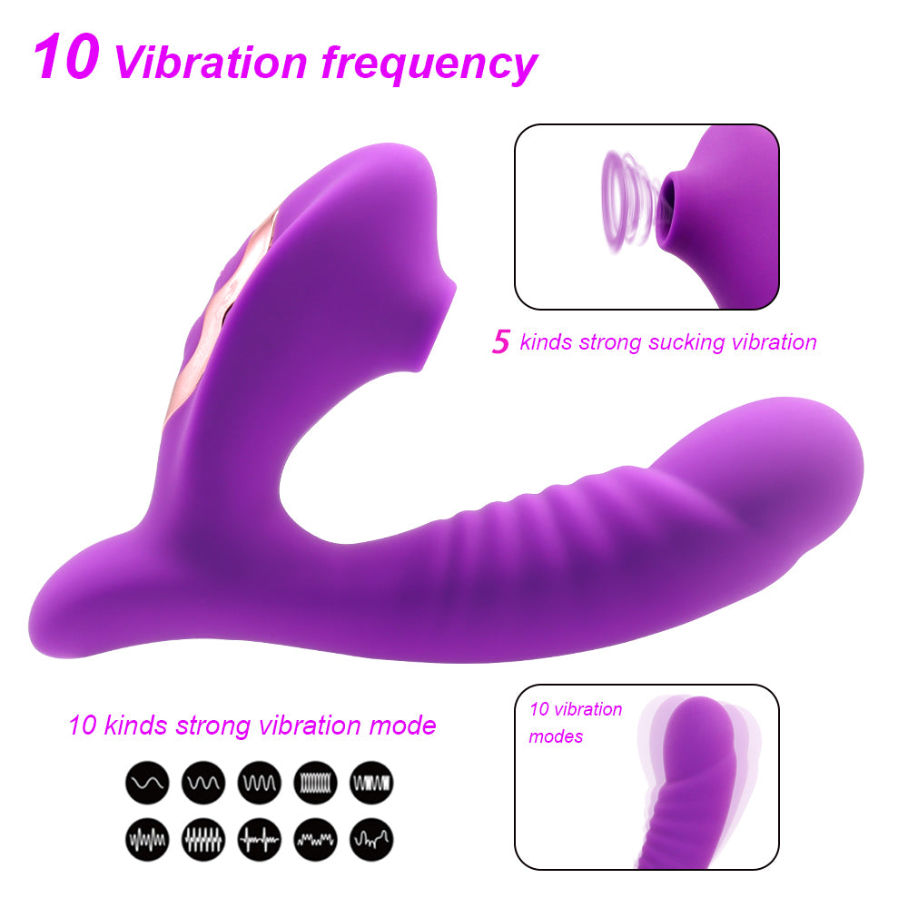 SUCKING - Vibromasseur 2 en 1