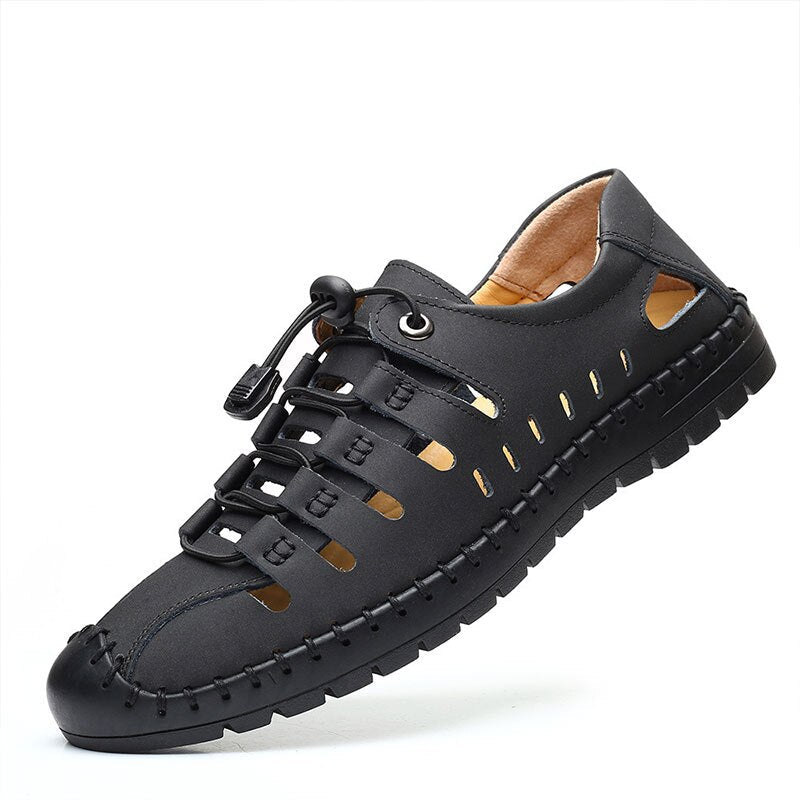 Sandales élégantes en cuir pour homme