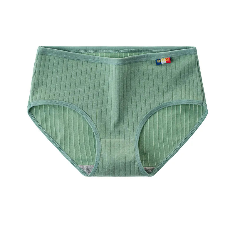 Lot de 3 Culottes côtelées en Coton - Taille haute