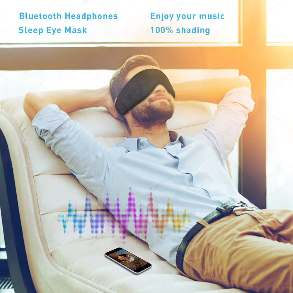 Masque de sommeil en coton Bluetooth
