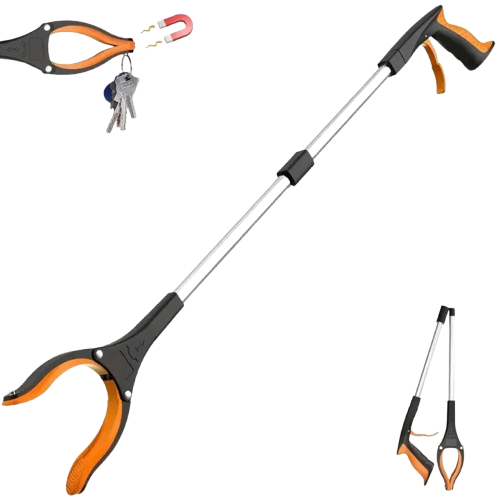 Pinza Recogedora de Objetos de 82 cm para Mayores – Giratoria 360°