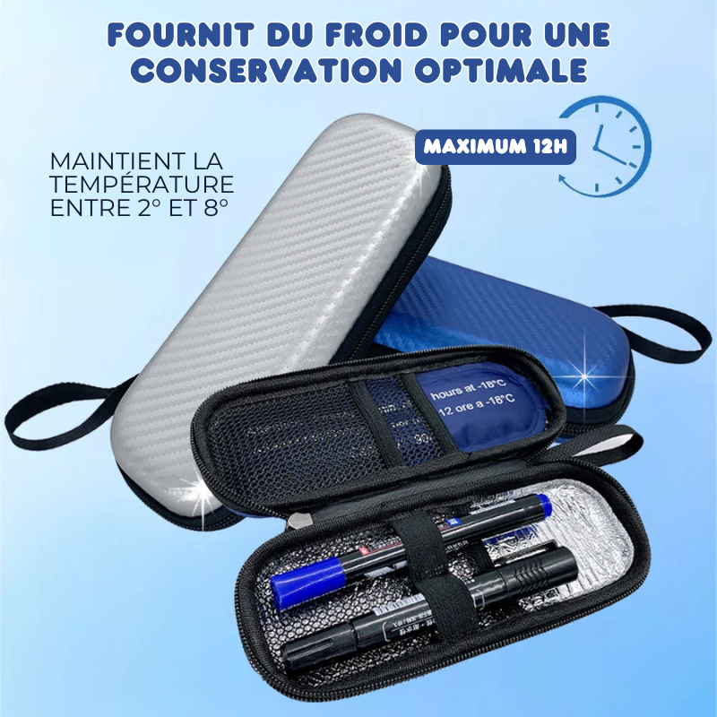 Bolsa isotérmica para insulina diabéticos