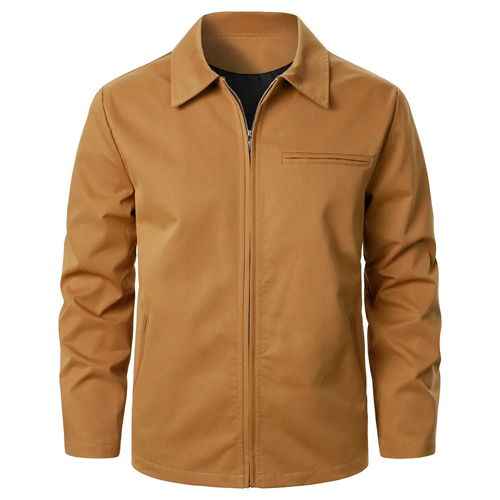 Veste Aviateur Mi-Saison Camel Homme