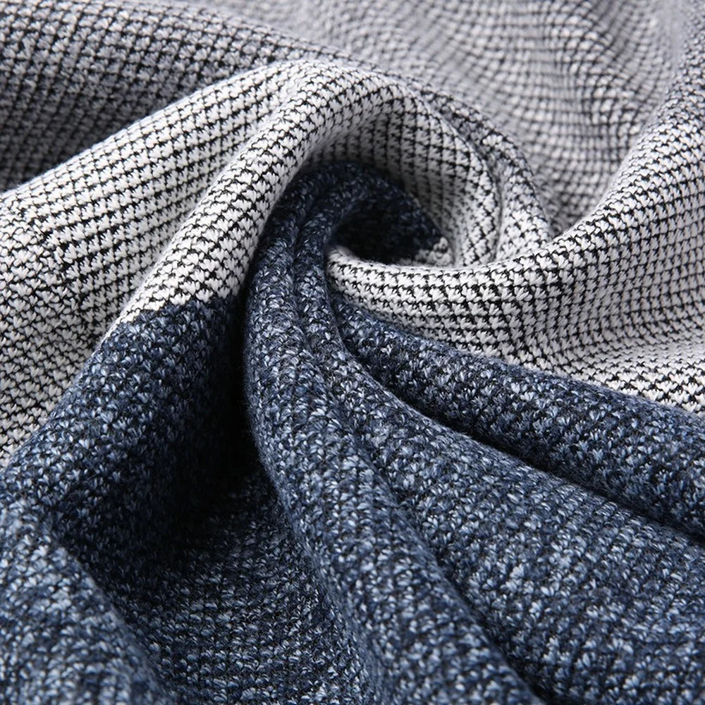 Cardigan en tricot à rayure tricolore