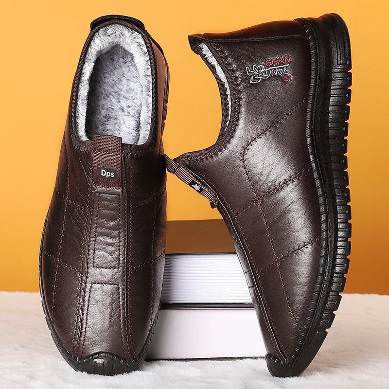 Chaussures Slip-on Sans Lacets à Doublure Chaude & Imperméables - Homme