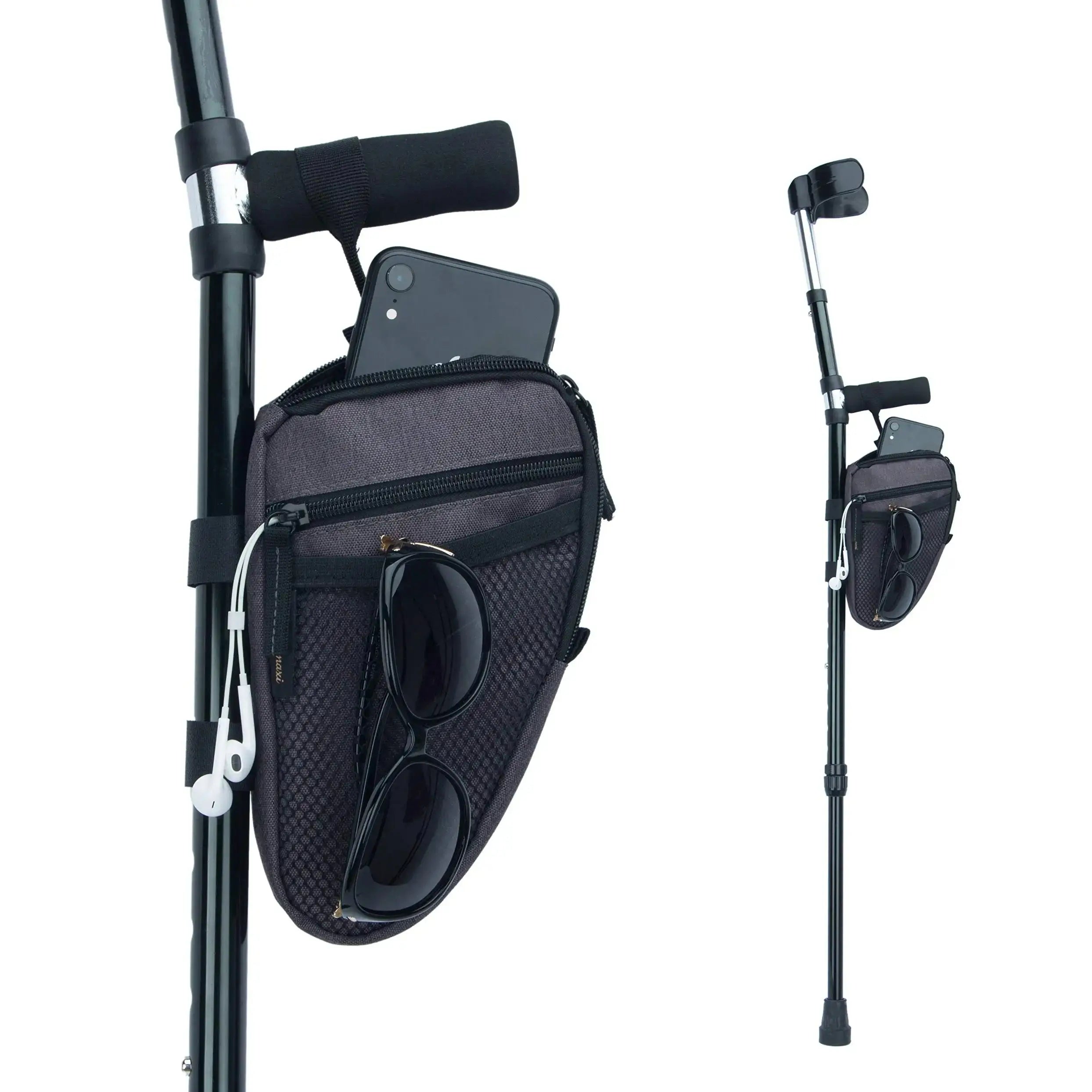 Sac de Canne & Béquille Pratique à Multipoches