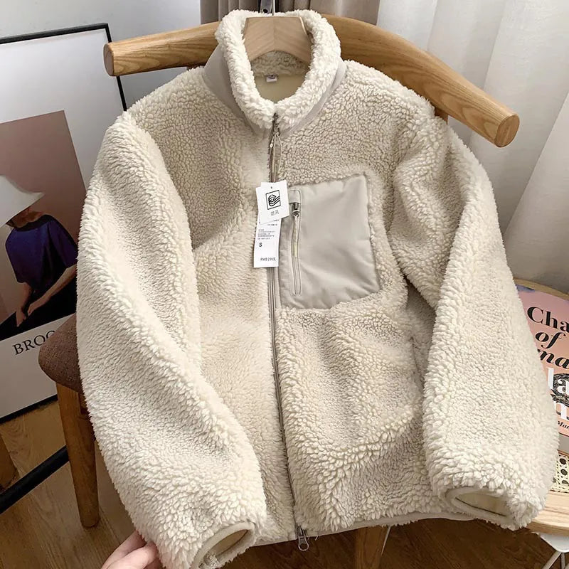 Veste polaire mixte avec poche zippée