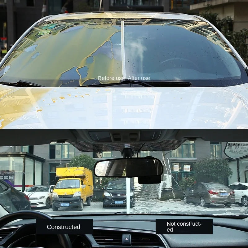 Revêtement hydrophobe et déperlant anti-pluie pour voiture
