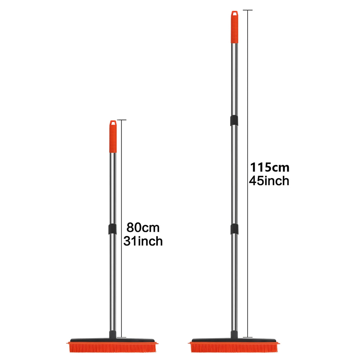 Balai Multifonction en Silicone – Anti-Poils d’Animaux, Sols, Tapis & Carrelage – Sans Rayures