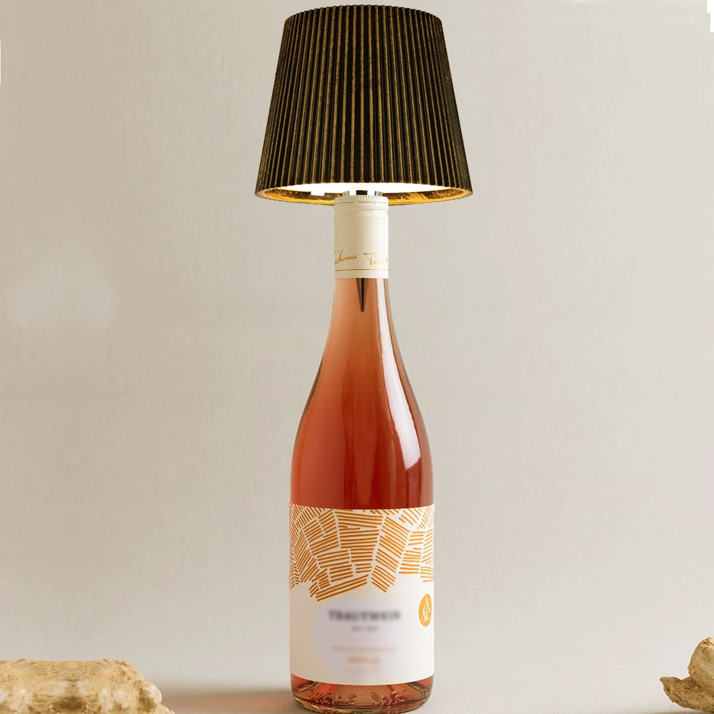 Abat-jour de Lampe pour Bouteille - 3 Couleurs LED & Différentes Intensités