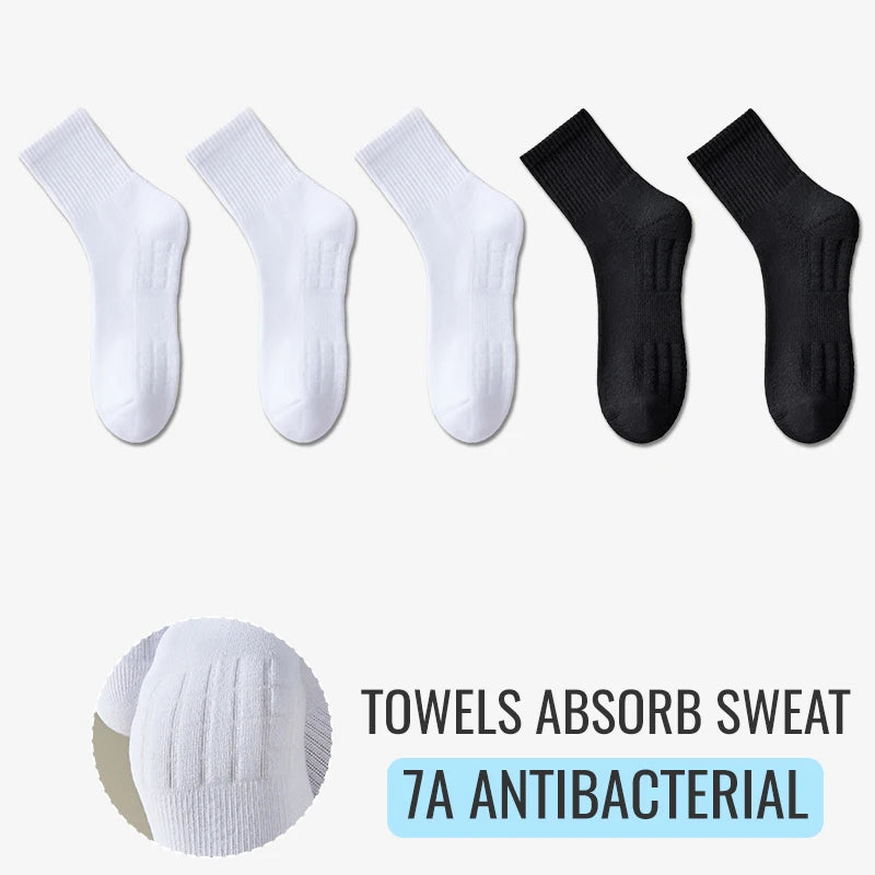 5 paires de Chaussettes Longues Homme – Amorti & Maintien