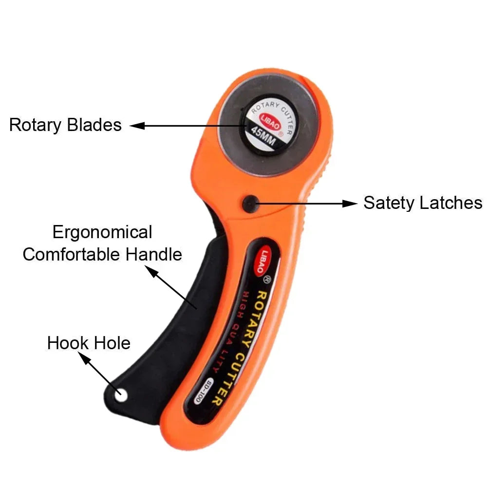 Cutter Circulaire pour travaux manuels & DIY - 10 Lames OFFERTES