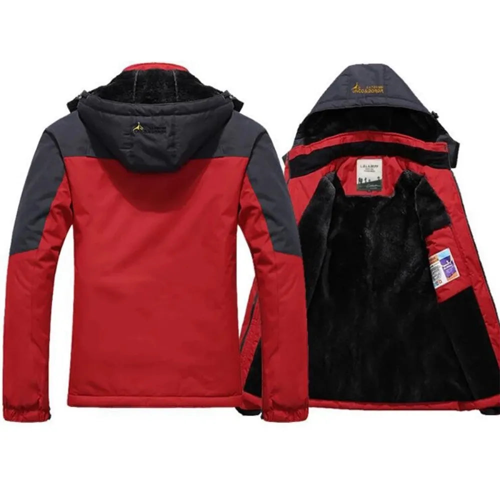 Parka coupe-vent intérieur fourrure - Homme