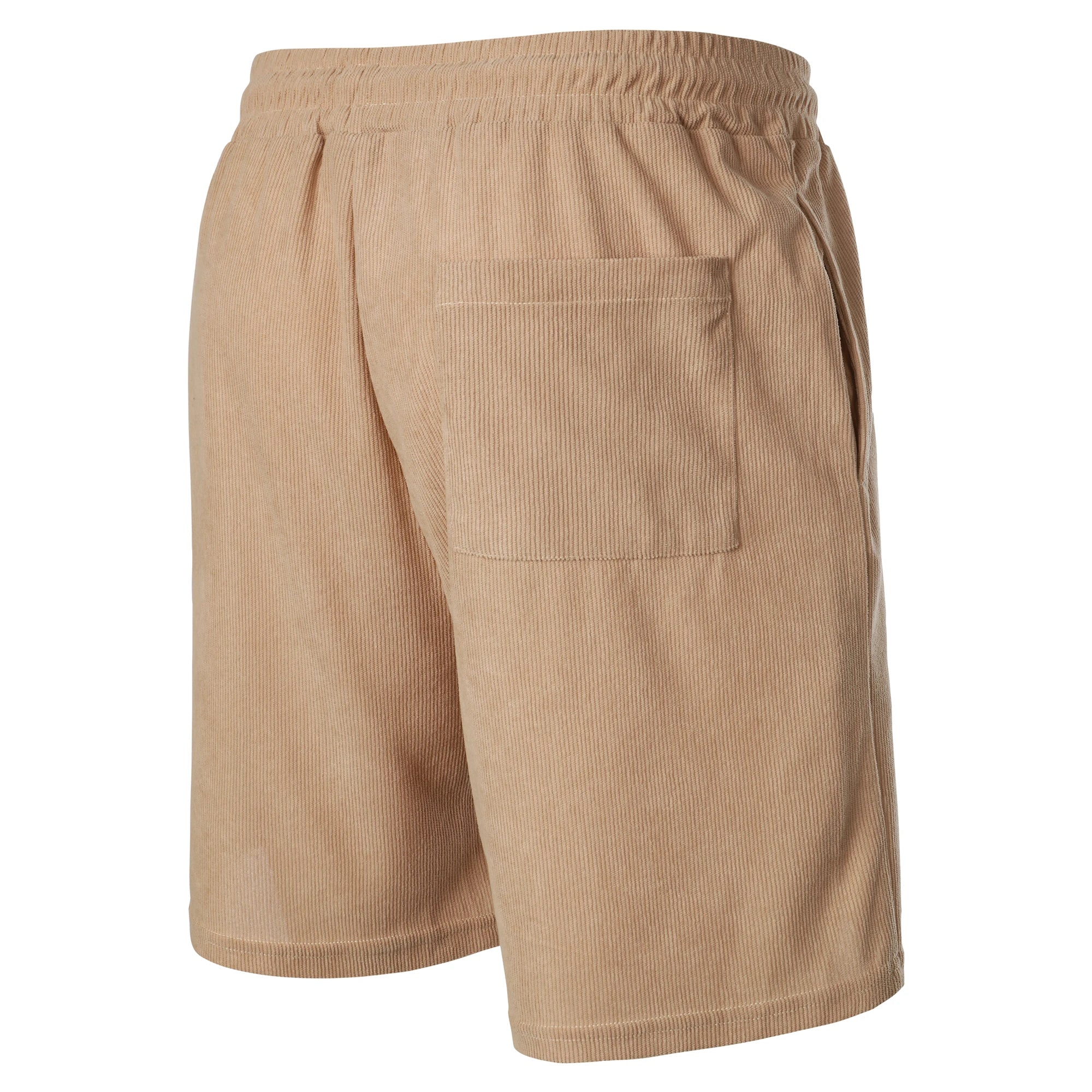 Short d'été léger velours côtelé pour homme