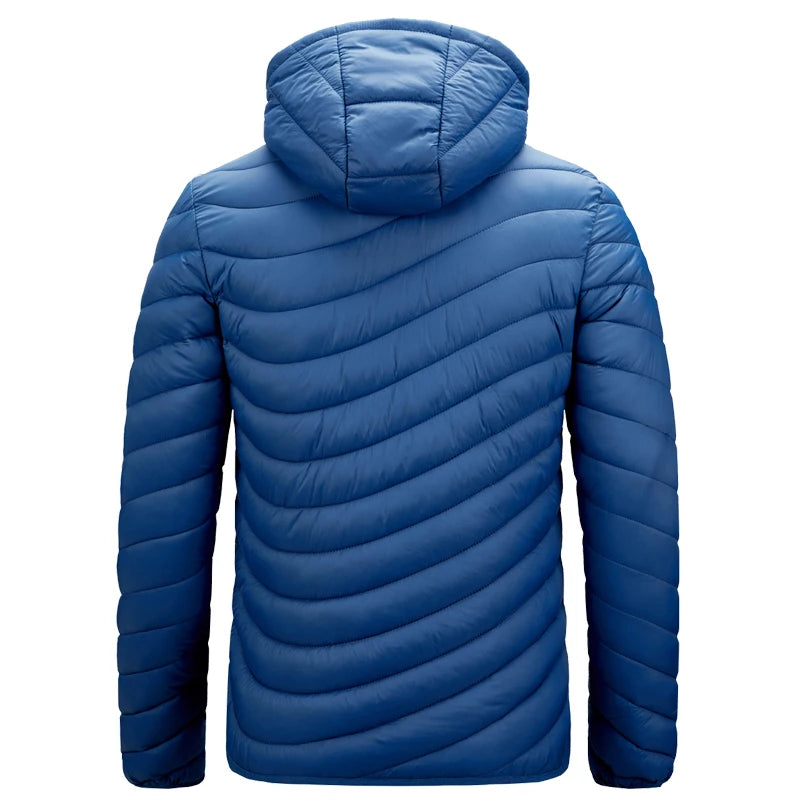 Ritch - Doudoune légère à capuche multipoche pour Homme