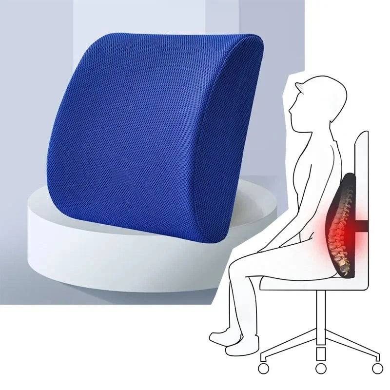 Coussin de soutien lombaire respirant pour siège de bureau