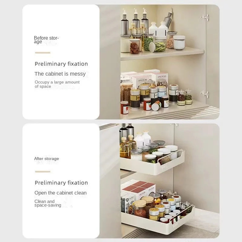 Rangement Placard Cuisine Coulissant