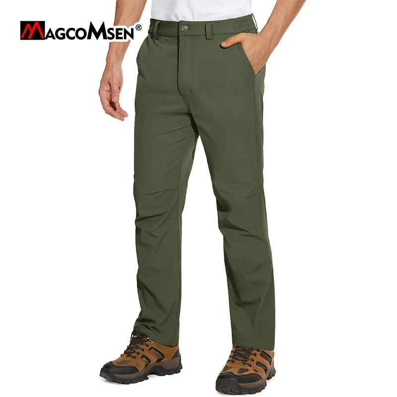 Pantalon droit décontracté pour homme - léger et séchage rapide