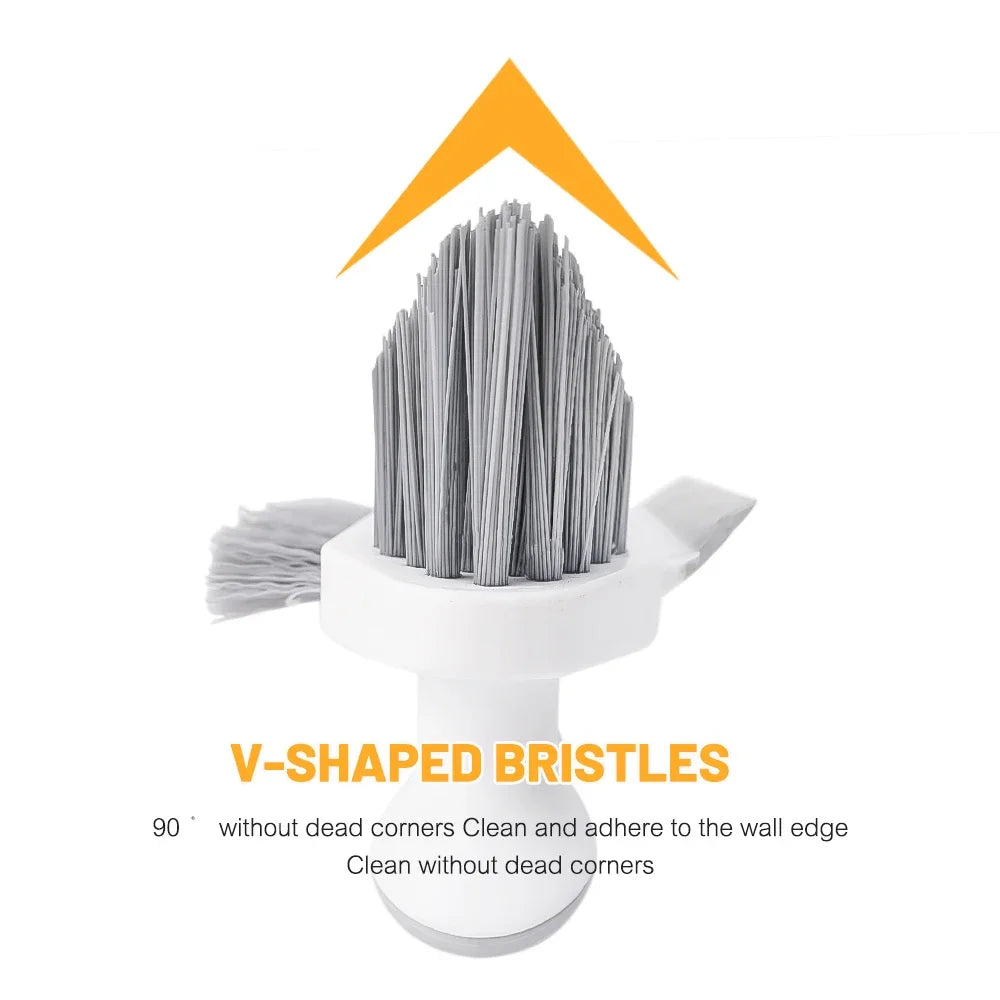 Brosse Nettoyage Maison 4 en 1 à récurer en forme de V