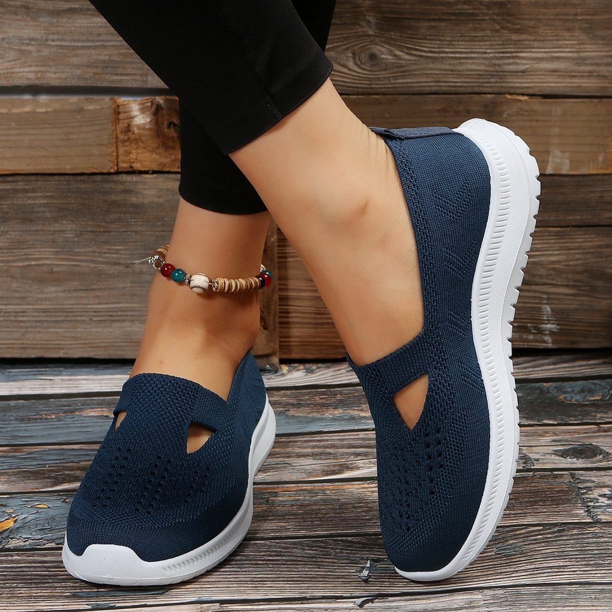 Chaussures plates antidérapantes avec semelles souples