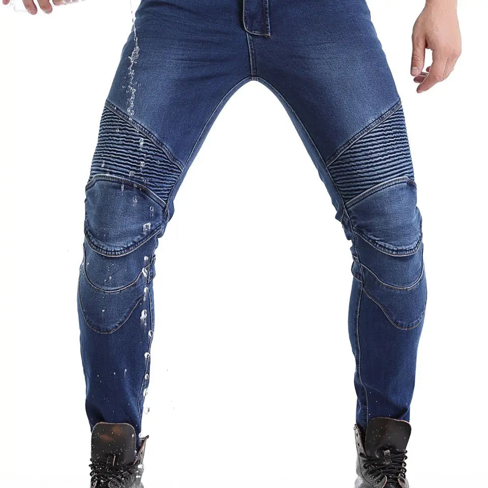 Jean de Moto avec protections intégrées