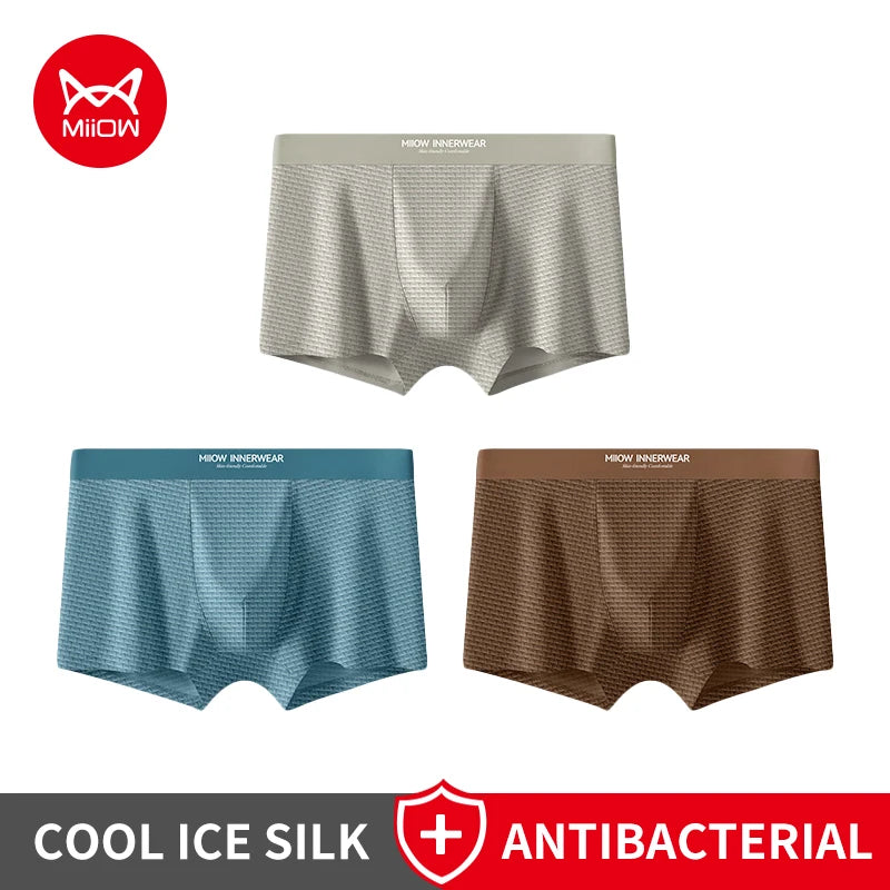 Lot de 3 Boxers en Jacquard Antibactériens