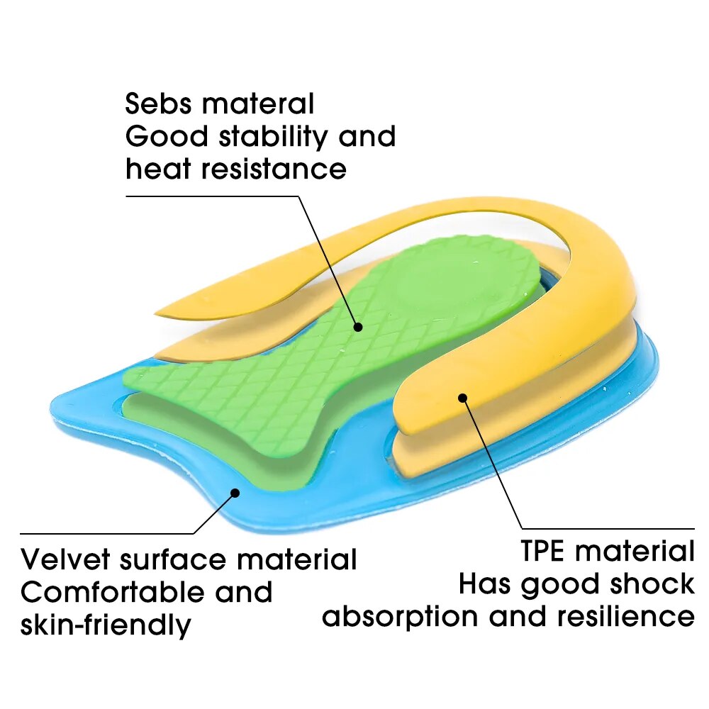 Coussinets orthopédiques anti-douleur talon en silicone souple
