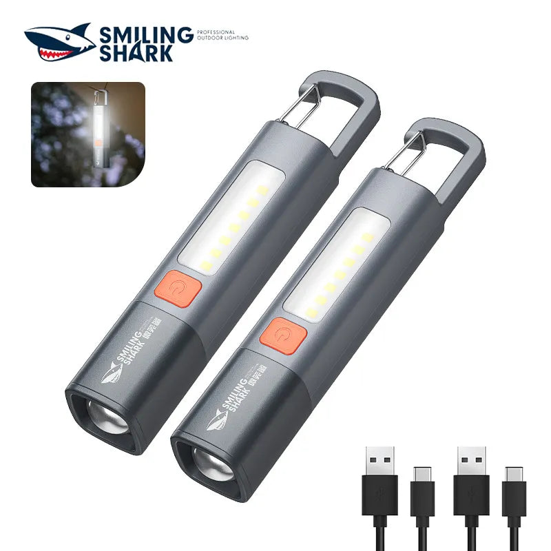 Lampe torche POWER+ - 3 Modes, Zoom, Mousqueton et étanche