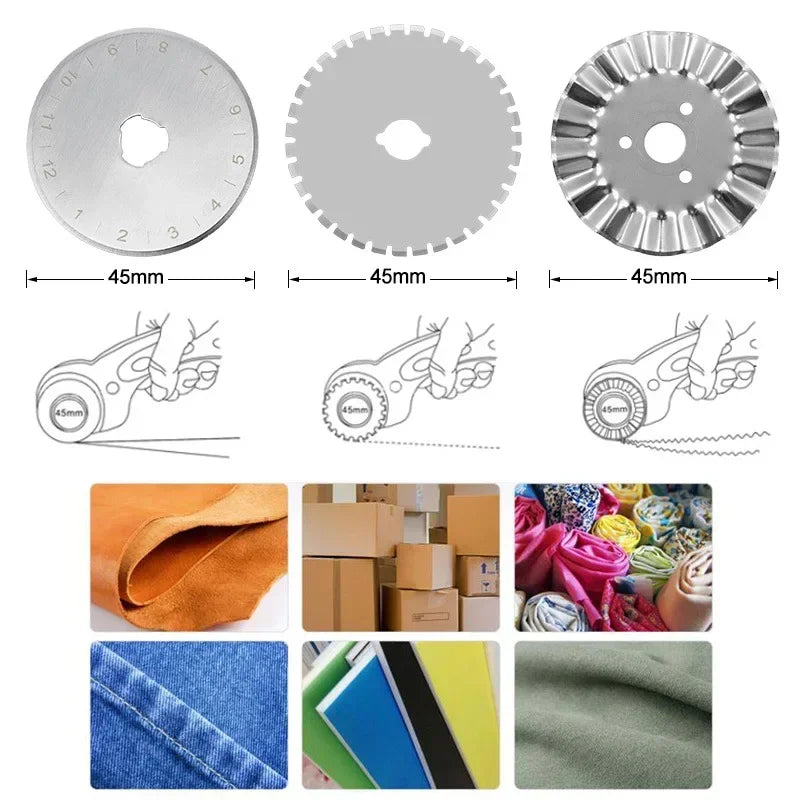 Cutter Circulaire pour travaux manuels & DIY - 10 Lames OFFERTES