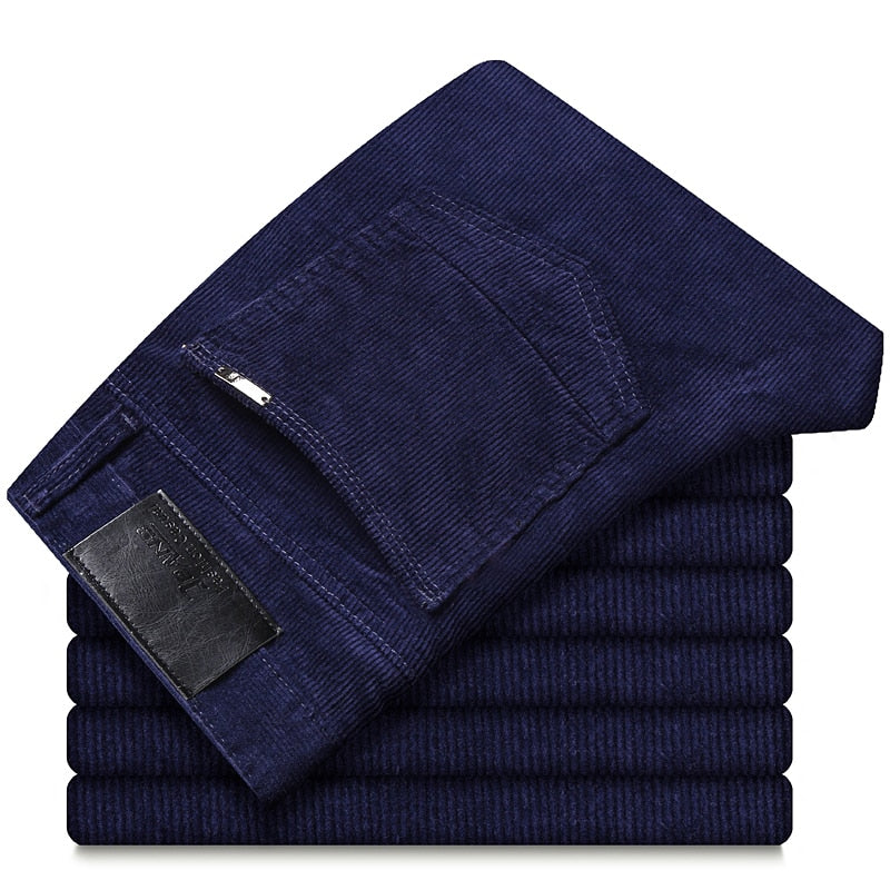 Pantalon en velours côtelé épais pour homme
