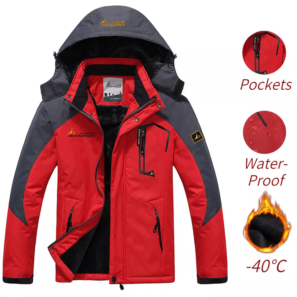 Parka coupe-vent intérieur fourrure - Homme