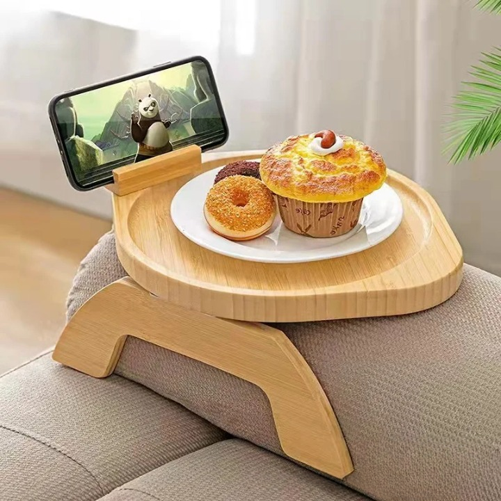 Plateau canapé en bambou