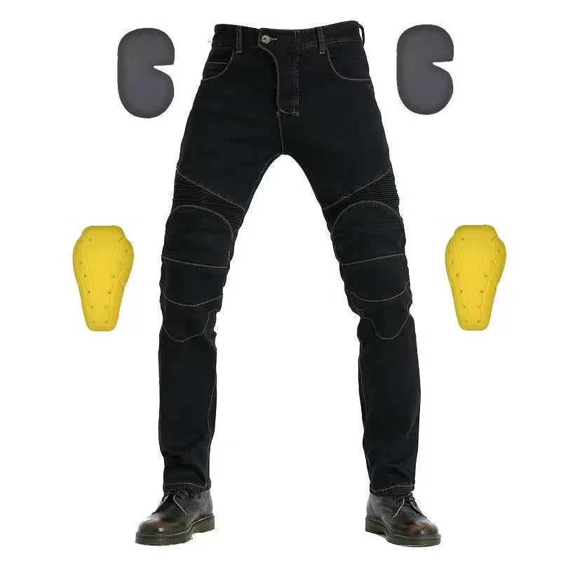 Jean de Moto avec protections intégrées