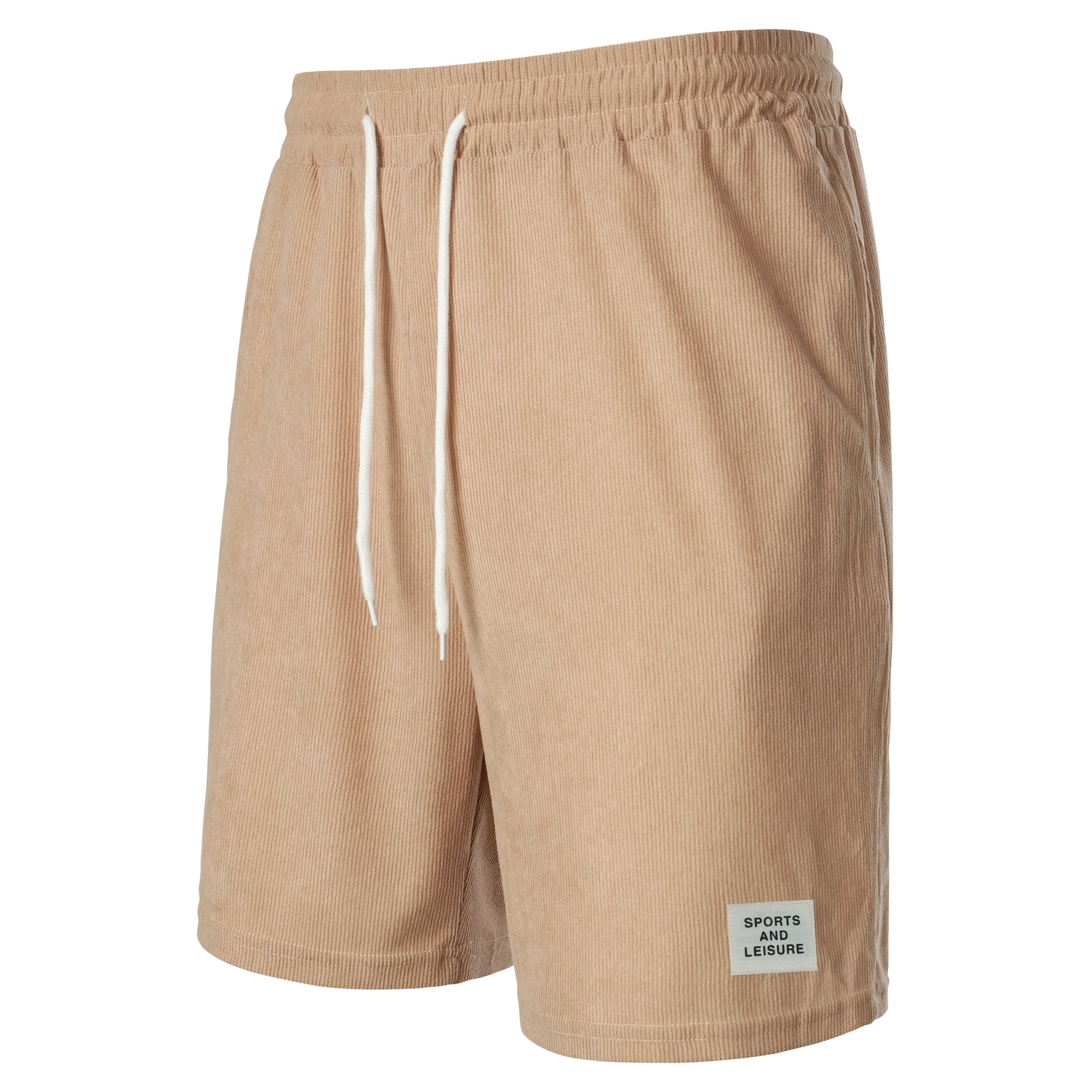 Short d'été léger velours côtelé pour homme