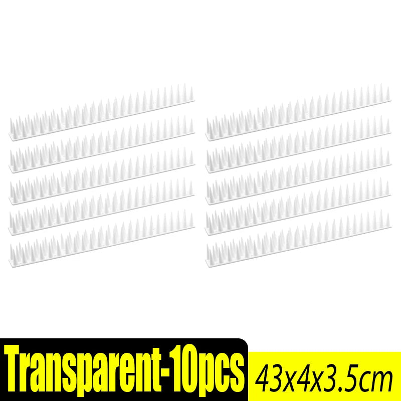 Lot de 5 Pointes Anti-Oiseaux – Dispositif Dissuasif pour Pigeons et Chats, Balcon, Toit, Fenêtre et Clôture