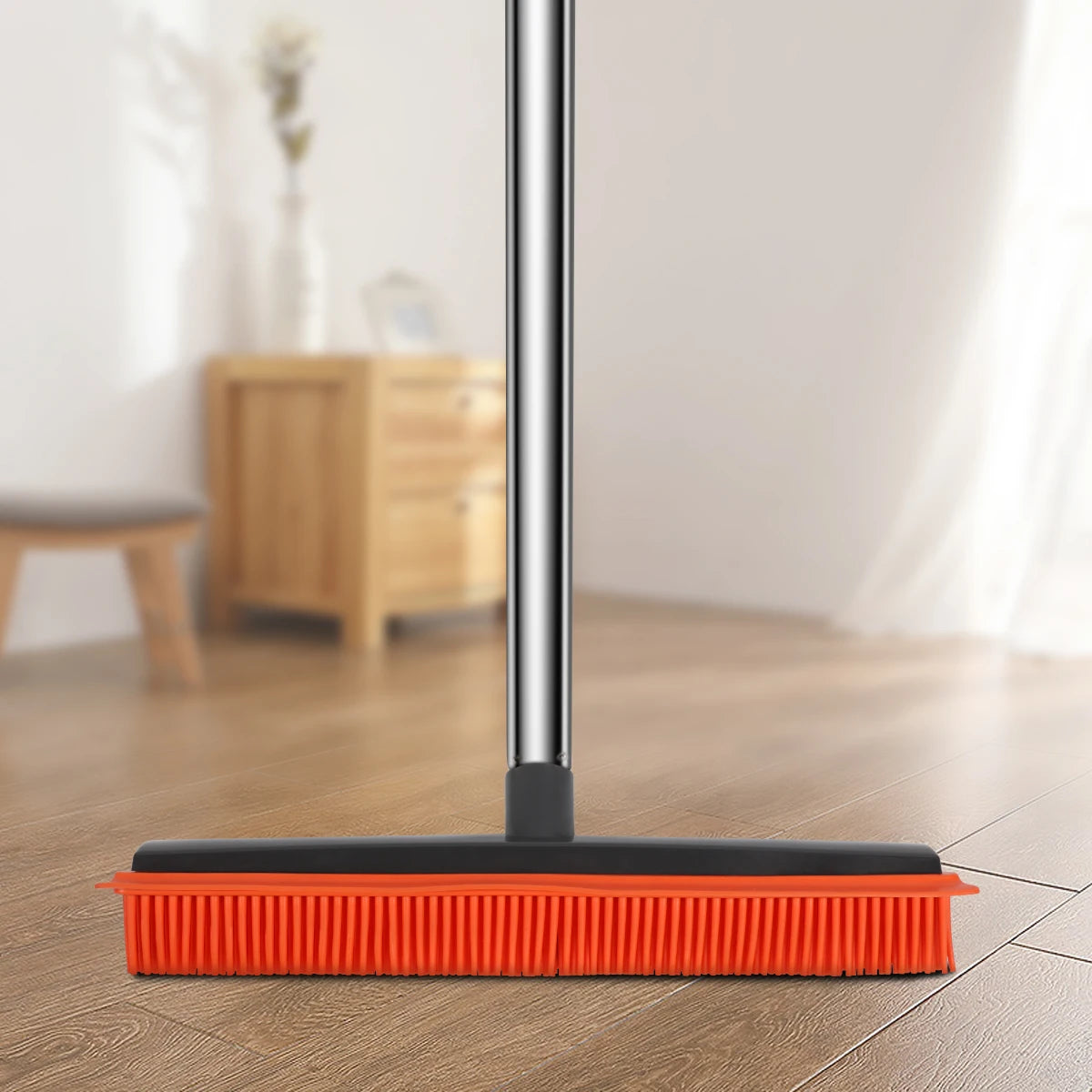 Balai Multifonction en Silicone – Anti-Poils d’Animaux, Sols, Tapis & Carrelage – Sans Rayures