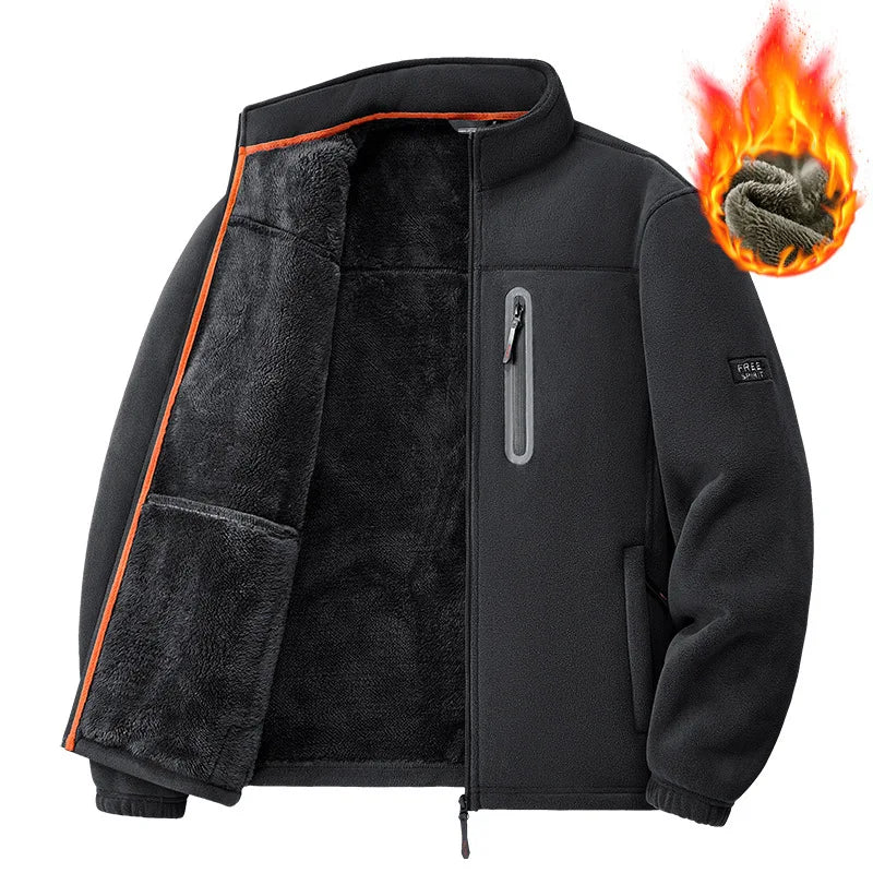 Veste Polaire d'Hiver à Doublure Polaire - Homme