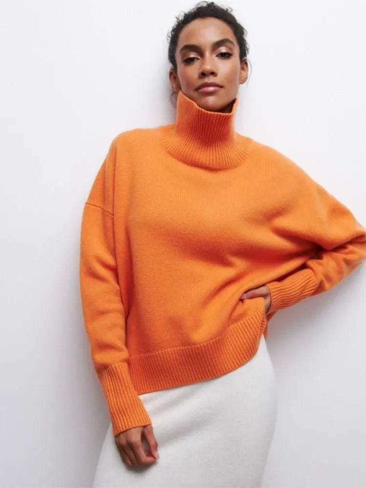 Pull col roulé Oversize - L'indispensable de l'hiver