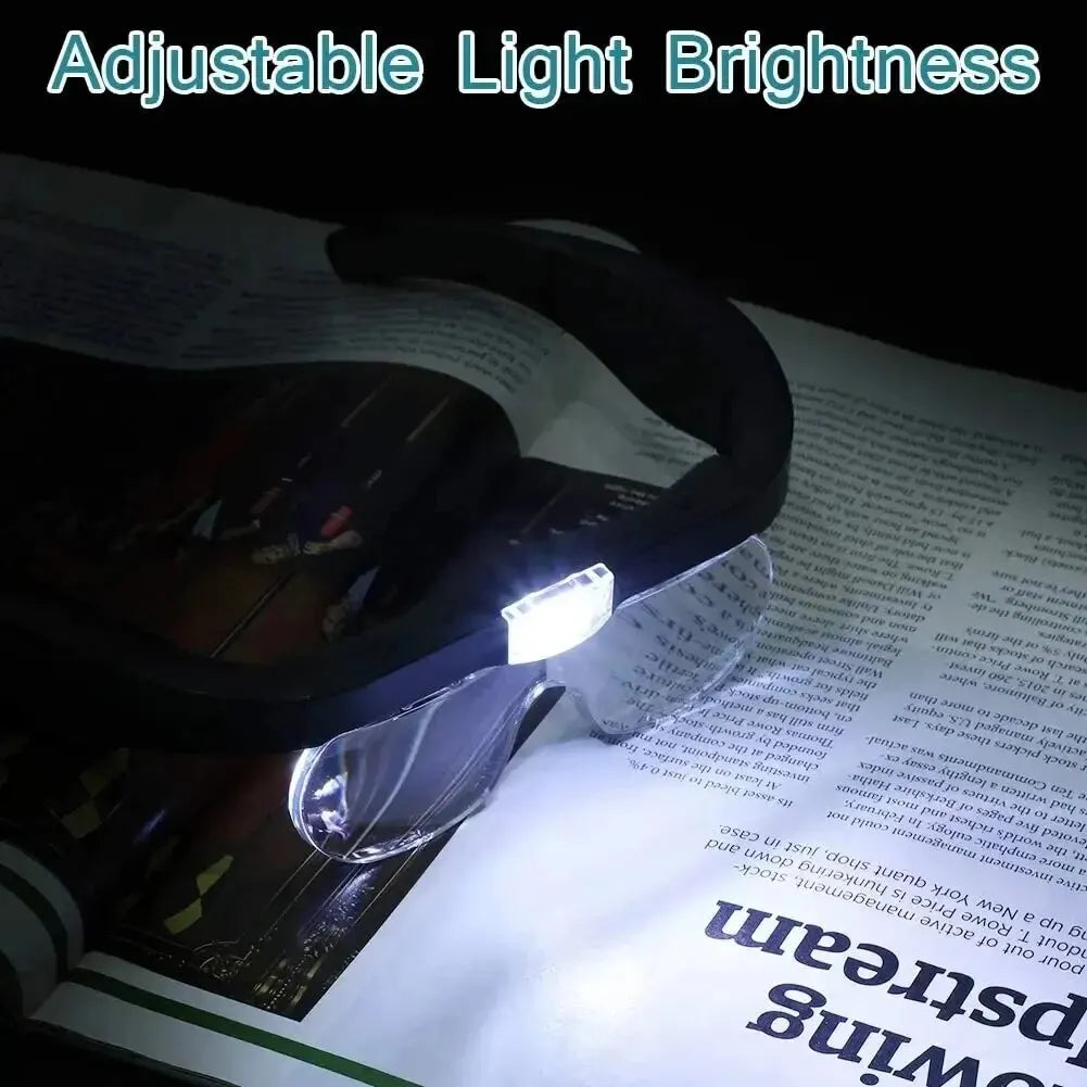 Lunettes Loupe de Précision avec 5 lentilles Zoom différentes