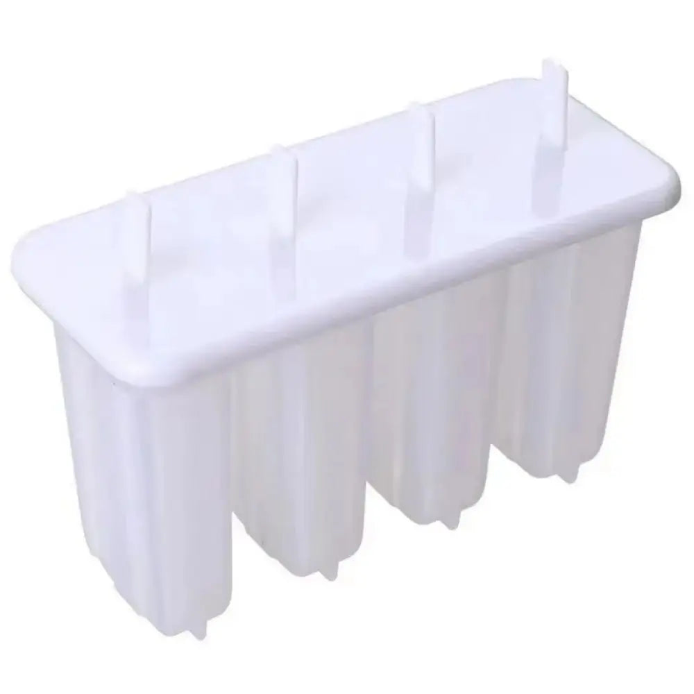 Moule à Glaces 4 Compartiments avec Couvercle – Bac Réutilisable pour Glaces Maison et Popsicles