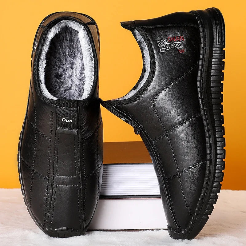 Chaussures Slip-on Sans Lacets à Doublure Chaude & Imperméables - Homme