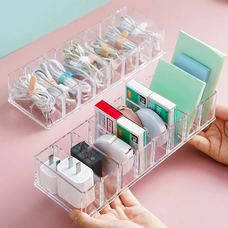 Boîte de rangement pour chargeurs et câbles + 10 Attaches Câbles OFFERTS