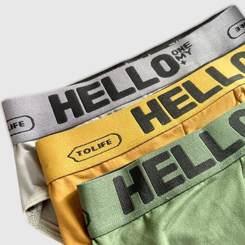Lot de 4 Slips en coton stretch